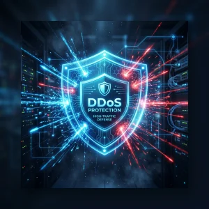 DDoS 防護服務架設商品圖，網站與 Minecraft 伺服器防護主題